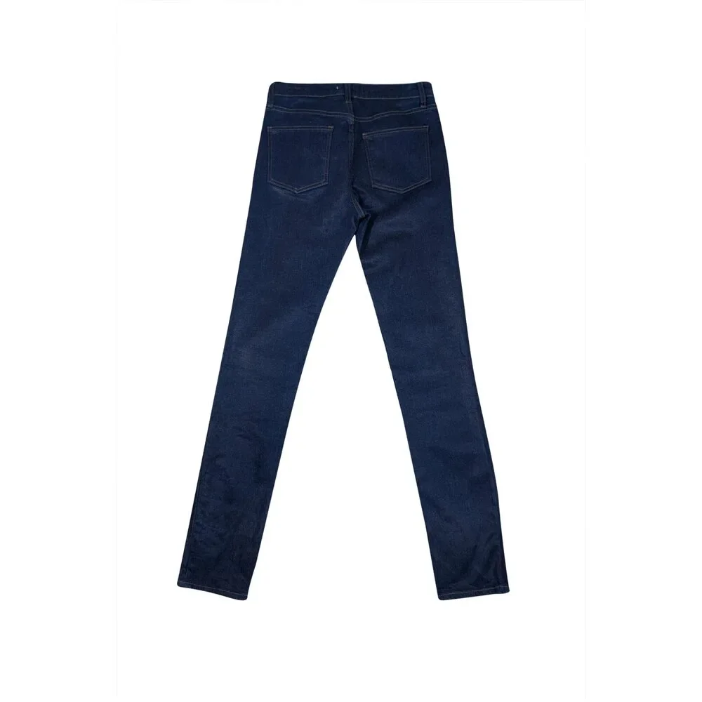 Jonathan Simkhai - Dark Wash Coated Straight Leg Denim Sz 6